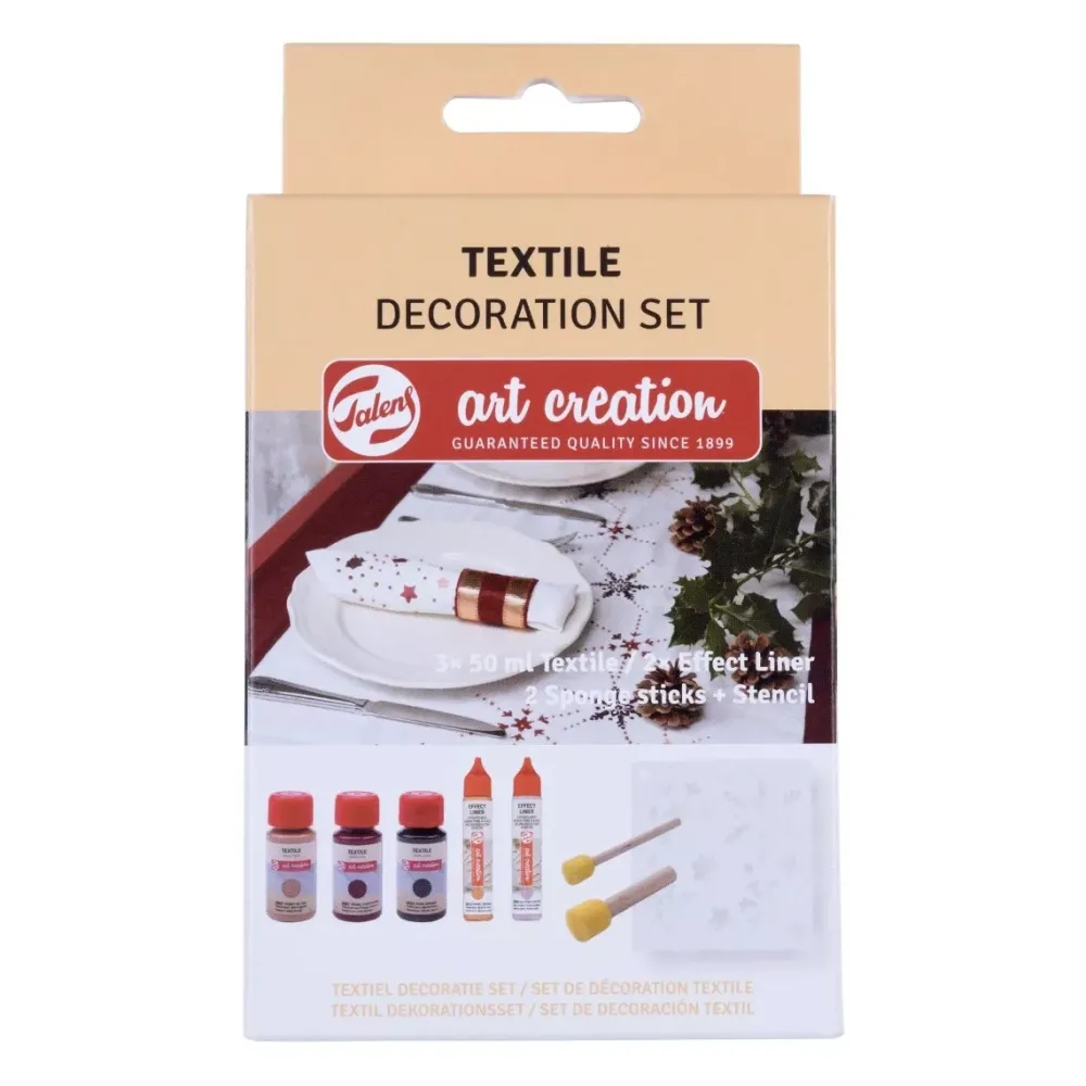 Outlet Set de Decoración en Tela Art Creation Pinturas Para Tela Y Seda