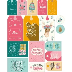 Discount Set de Etiquetas Español All You Need Is Christmas Navidad