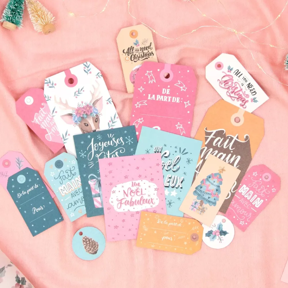 Outlet Set de Etiquetas Francés All You Need Is Christmas Navidad