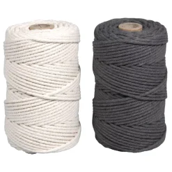 Set de Hilos de Macramé Gris Pizarra 2mm Macramé