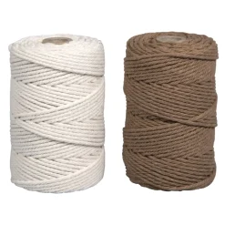 Outlet Set de Hilos de Macramé Natural 2mm Macramé