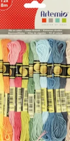 Set de Hilos Pastel Herramientas Para Tela|Telas, Sedas Y Fieltro