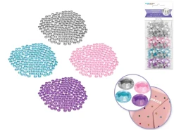 New Set de Piedras Preciosas Redondas Pastel Bisutería