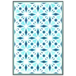 New Set de plantillas de stencil Geo Crystals A6 Plantillas