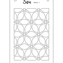 Set de plantillas de stencil Defined Petals A6 Plantillas