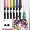 Best Set de rotuladores Dual Brush Manga Flower Rotuladores