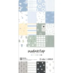 Best Set de scrapbooking Hello Sweet Boy 15x30cm Papeles