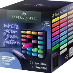 Outlet Set Escritorio 24 Subrayadores Textliner 46 Rotuladores