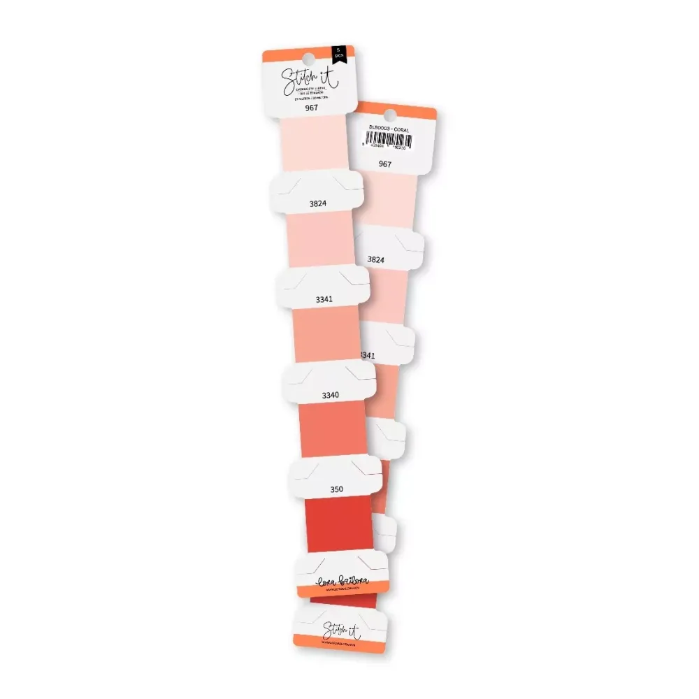 Set Hilos de Bordar Coral Stitch it! Bisutería