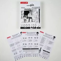 Online Set iniciación rotuladores calibrados Manga Uni Pin Rotuladores