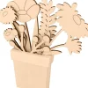 Best Set Maceta y Flores de Madera Life is Simple Maderas