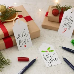 Online Set Santa s Little Helper Etiquetas Navidad