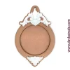 Discount Silueta de madera Bola de Navidad con Resina Blanca Dayka Navidad