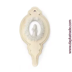 Clearance Silueta de Madera Bola Turca Papá Noel Dayka Navidad