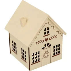 Sale Silueta de Madera Casa Corazón Home for Christmas Navidad