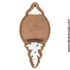 Clearance Silueta DM Bola de Navidad con repisa y resina blanca Dayka Navidad