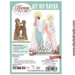 Clearance Silueta DM Nacimiento con peana Dayka Navidad