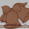 Silueta en DM - NVD006 Campana doble para árbol de Navidad Navidad