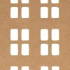 Outlet Silueta MDF Casa 10x20cm Maderas
