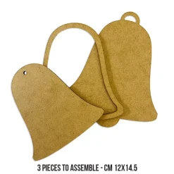 Sale Silueta MDF Crafty Shapes Campana All You Need For Christmas  Navidad