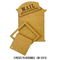 Silueta MDF Crafty Shapes Buzón All You Need For Christmas  Navidad