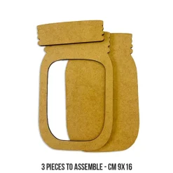 Discount Silueta MDF Crafty Shapes Tarro All You Need For Christmas  Navidad