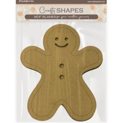 Silueta MDF Crafty Shapes Gingerbread Romantic Candy Christmas Navidad