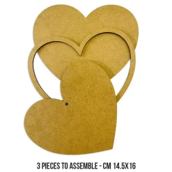 Clearance Silueta MDF Crafty Shapes Corazón All You Need For Christmas  Navidad