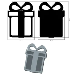 Online Silueta MDF Crafty Shapes Regalo Romantic Candy Christmas Navidad