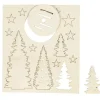 Clearance Siluetas de Madera Árboles de Navidad Navidad