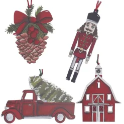 Clearance Siluetas de Navidad Para Colgar Maderas
