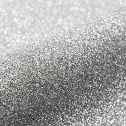 Outlet Vinilo Termotransferible Glitter Silver 30x50cm Silhouette