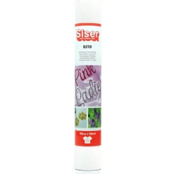 Best Vinilo Termotransferible Glitter White 30x50cm Silhouette