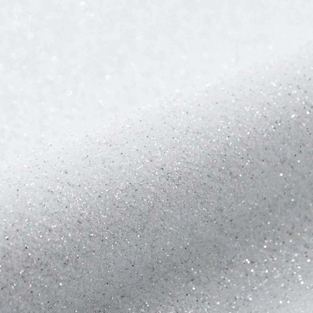 Best Vinilo Termotransferible Glitter White 30x50cm Silhouette