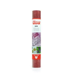 Discount Vinilo Termotransferible Glitter Red 30x50cm Silhouette