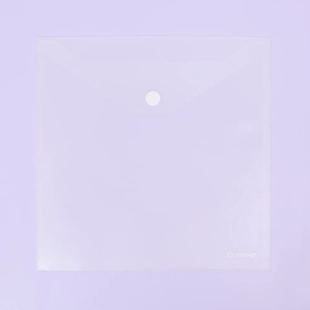 Sale Sobre para Papeles Transparente con Velcro 30x30cm Organización