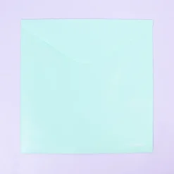 Hot Sobre para papeles Turquesa con Velcro 30x30cm Organización