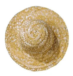 Online Sombrero de paja 11 cm de diámetro Goma Eva Fofuchas