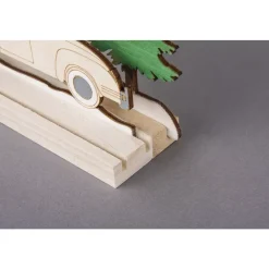 Soporte de madera con ranuras Maderas