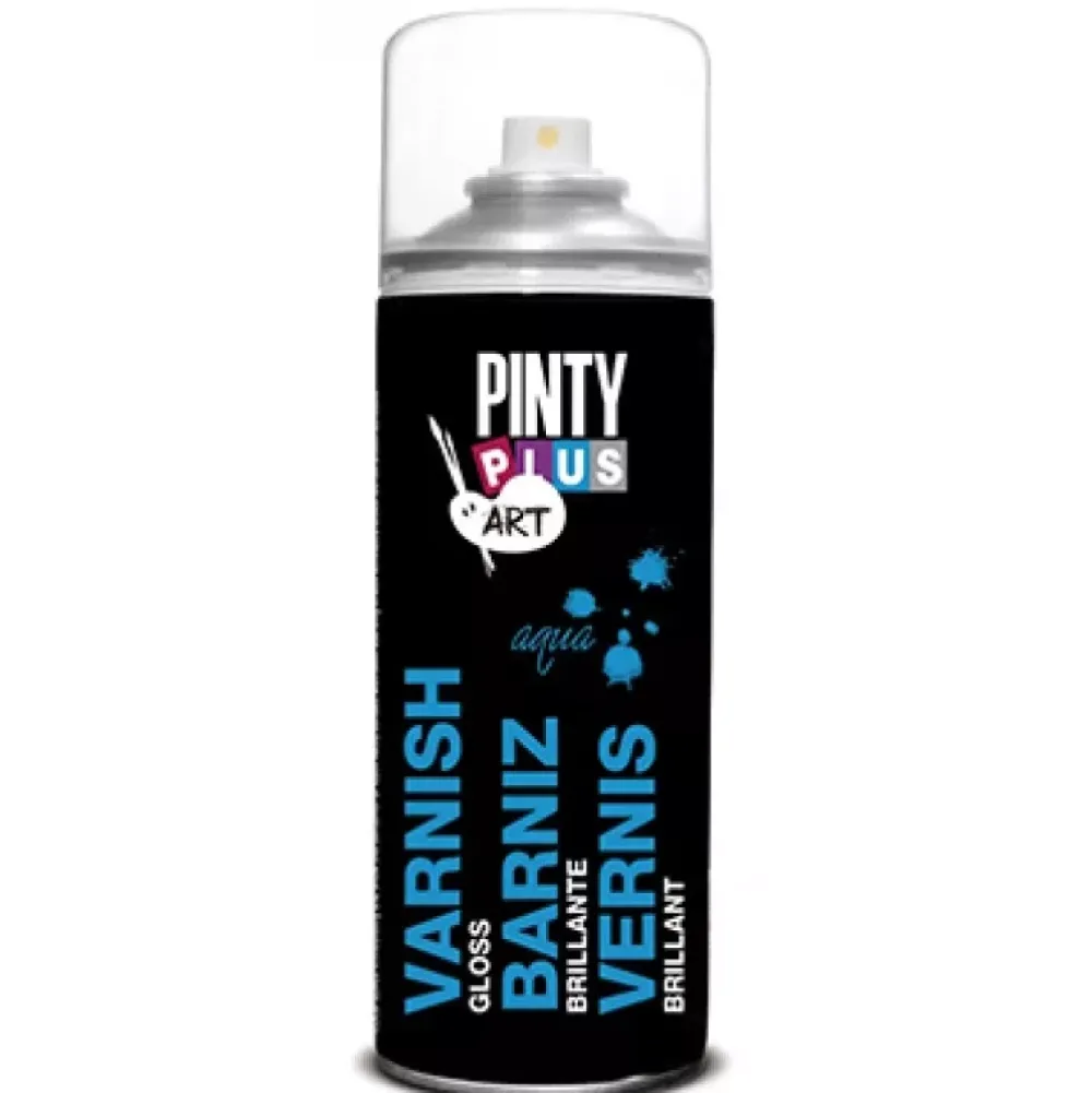 Online Spray Aerosol Barniz satinado al agua Pinty Plus Barnices