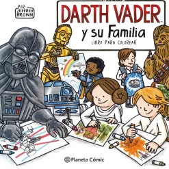 Sale Star Wars Darth Vader y su familia Libro para colorear Colorear