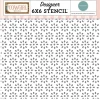 Clearance Stencil Cowgirl Flower Cowgirl 15x15cm Plantillas