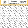 New Stencil Flowers Please Happy As Can Bee Echo Park Plantillas