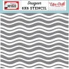 Best Stencil Sea Waves A Magical Voyage Echo Park 15x15cm Plantillas