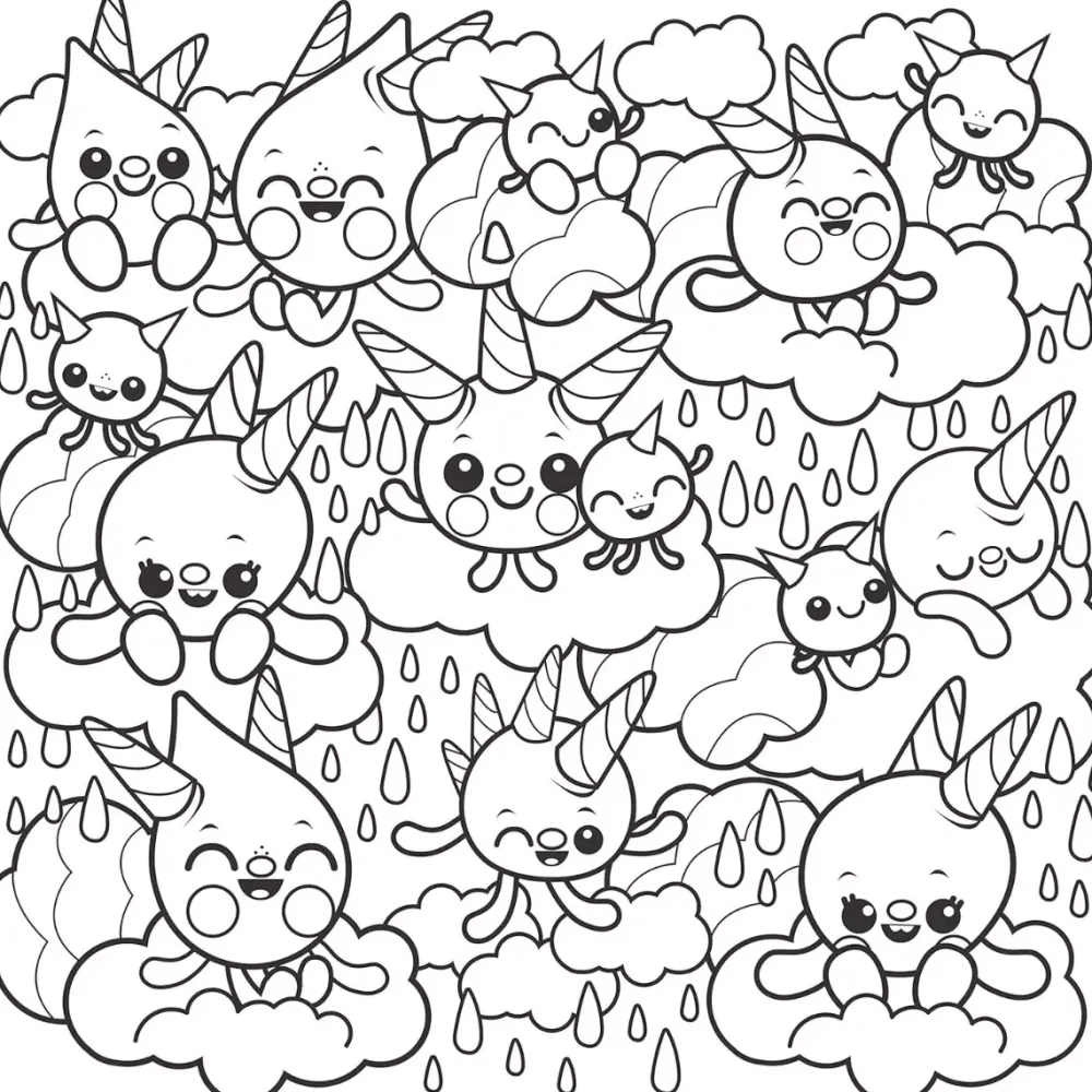 Clearance Super Cute! Coloring Book Colorear