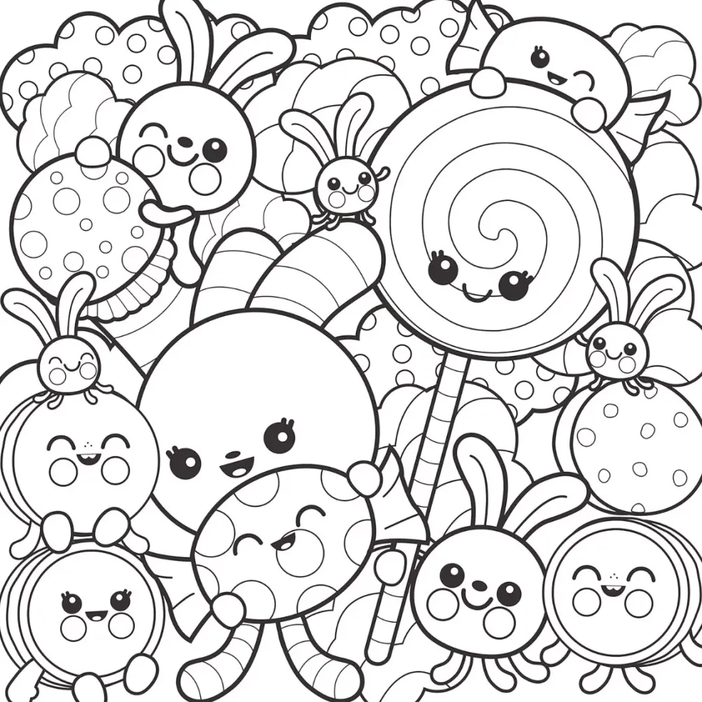 Clearance Super Cute! Coloring Book Colorear