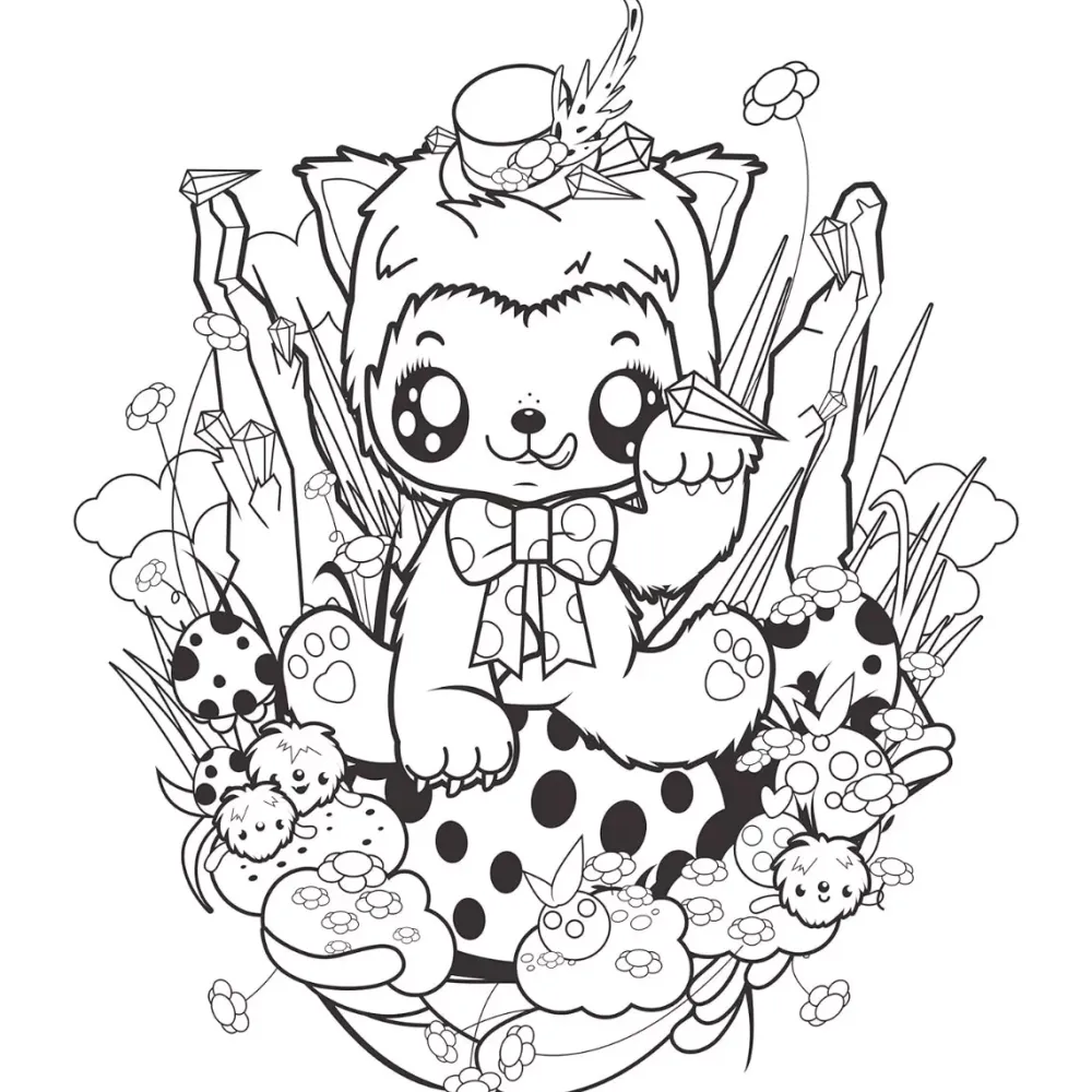 Clearance Super Cute! Coloring Book Colorear