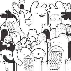 Clearance Super Cute! Coloring Book Colorear