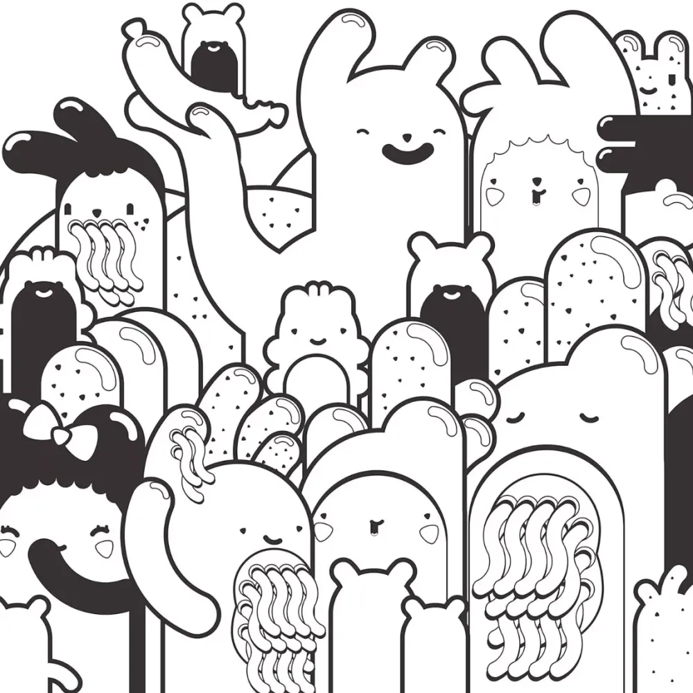 Clearance Super Cute! Coloring Book Colorear