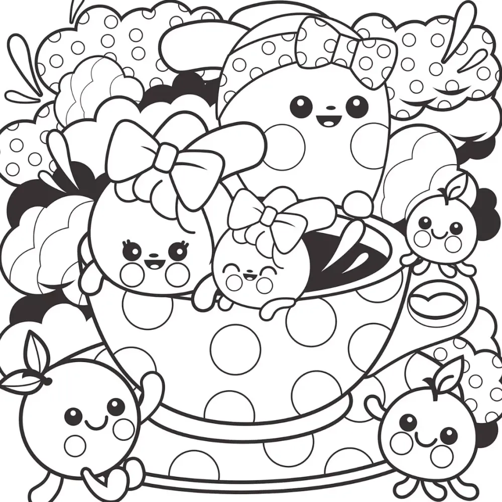 Clearance Super Cute! Coloring Book Colorear